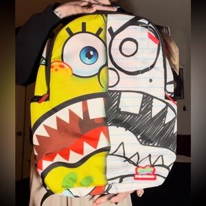 NWT Limited Edition SpongeBob x Doodlebob Sprayground Backpack